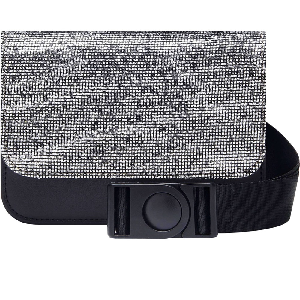 New Glitter & Faux Leather Belt Bag ✨